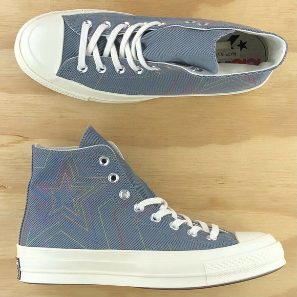 Converse Shoes - Converse Chuck Taylor 70 High Top Blue Sneakers Sz